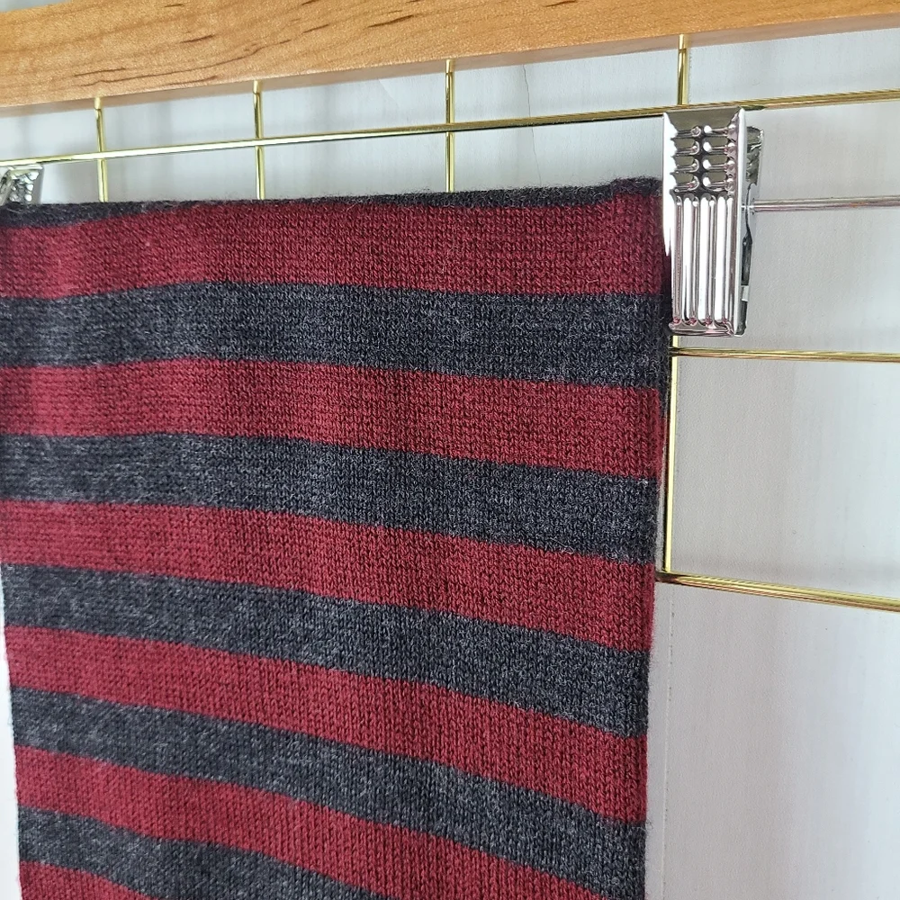 NWT Y-3 Yohji Yamamoto x Adidas Striped Alpaca Wool Blend Scarf